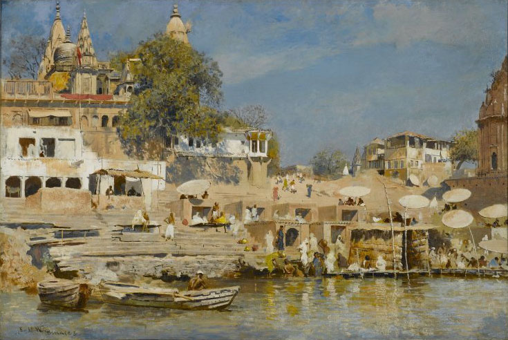 Edwin Lord Weeks Temples and Bathing Ghat at Benares